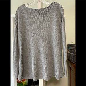 JJill gray sweater. Large